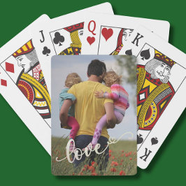Foto für Lieben Personalisiert Spielkarten