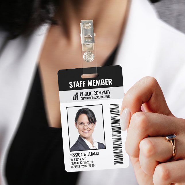 Foto für Logos von Strichcode-Unternehmen Mitarbei Ausweis (Von Creator hochgeladen)