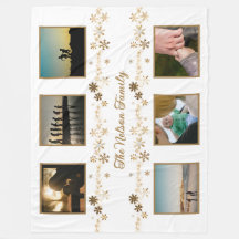 Foto für Minimalistische Goldschneeflocken