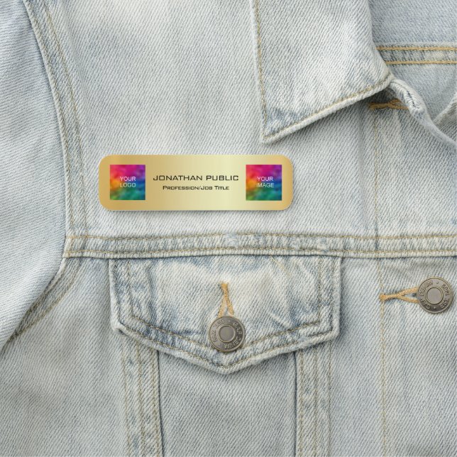 Foto für Mitarbeiter von Firmenlogos hier Personal Namensschild (Beispiel)