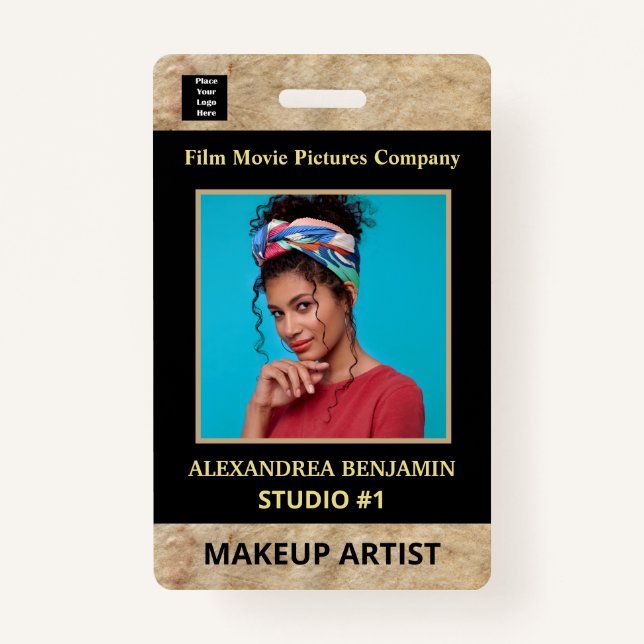 Foto für Mitarbeiter von Unternehmen Ausweis (Vorderseite)