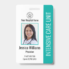 Foto für moderne Firmenlogos Aquamarine Mitarbeite Ausweis