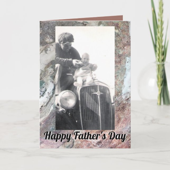 Foto für Naturrockfarben Karte (Vorderseite)