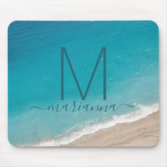 Foto für Personalisierte Bezeichnung Monogram Mousepad (Vorne)