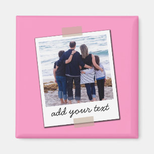 Foto für personalisierte Familie und benutzerdefi Magnet