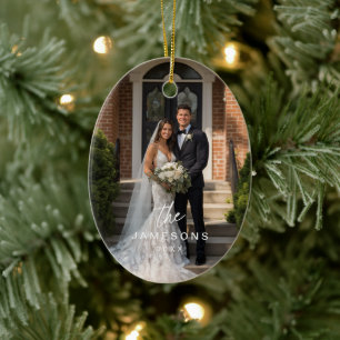 Foto für personalisierte Familienname Keramik Ornament