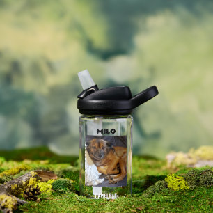 Foto für personalisierte Heimtiere und Name Trinkflasche