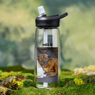 Foto für personalisierte Heimtiere und Name Trinkflasche