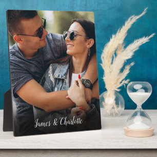 Foto für personalisierte Skriptnamen Fotoplatte