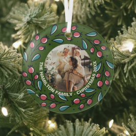 Foto für Personalisierte Weihnachtsfeiertage Ornament Aus Glas