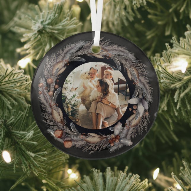 Foto für Personalisierte Weihnachtsfeiertage Ornament Aus Glas (InSitu)