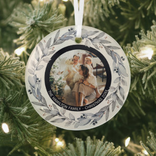 Foto für Personalisierte Weihnachtsfeiertage Ornament Aus Glas
