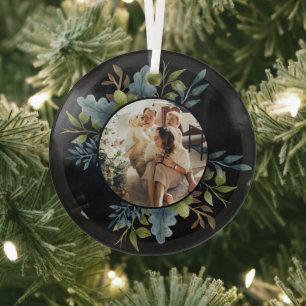 Foto für Personalisierte Weihnachtsfeiertage Ornament Aus Glas