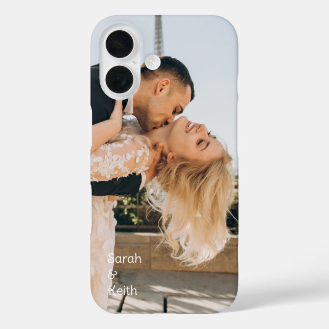 Foto für personalisierten Single mit Text Case-Mate iPhone Hülle (Rückseite)