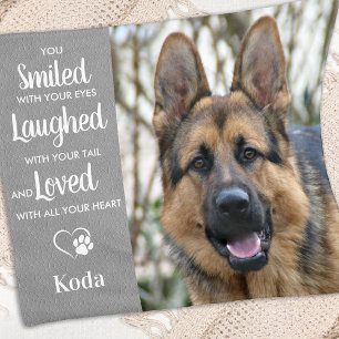 Foto für Personalisiertes Beileid von Hunden Fleecedecke