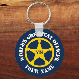 Foto für Polizeibeamte der Zollbehörde Schlüsselanhänger