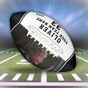 Foto für Schwarz-Weiß-Player Football