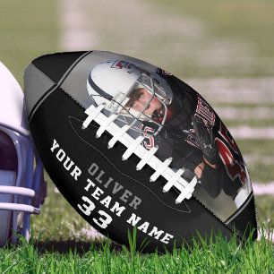 Foto für schwarze graue Namen Football