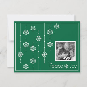 Foto für Snowflakes Feiertagskarte