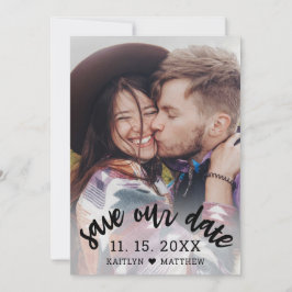 Foto für Termine Moderne Skripthochzeit gerettet Save The Date