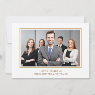 Foto für Unternehmen der White Gold-Klasse Feiertagskarte