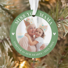 Foto für verlorenes Memorial Keepake Modern Ornament