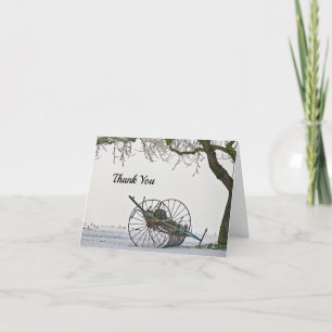 Foto für Vintage Betriebsmittel Dankeskarte