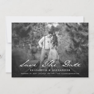 Foto für Vintages Handschriftenschreiben Save the  Date