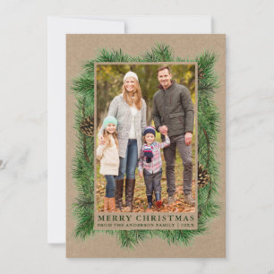 Foto für Wasserfarben Feiertagskarte