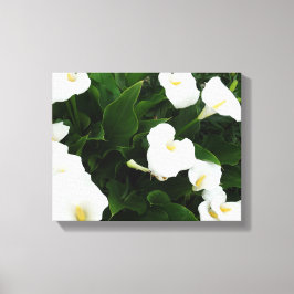 Foto für weiße Blume Leinwanddruck