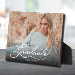 Foto für White Script-Abschluss Fotoplatte<br><div class="desc">Fügen Sie Ihr Lieblings-Foto zu dieser Foto-Plakette mit eingebautem Aal. Kann mit horizontalen oder vertikalen Fotos verwendet werden. Das Wort GRADUATE wird behalten,  gelöscht oder verschoben,  um es in Ihr vertikales oder horizontales Foto einzufügen. WEITERE Designs in unserem Geschäft.</div>