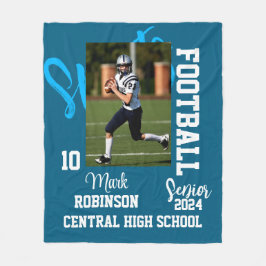 Foto Fußball Fleecedecke