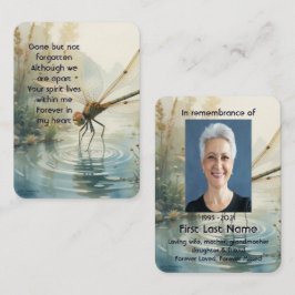 Foto Gebet-Dragonfly Friedlicher See Visitenkarte