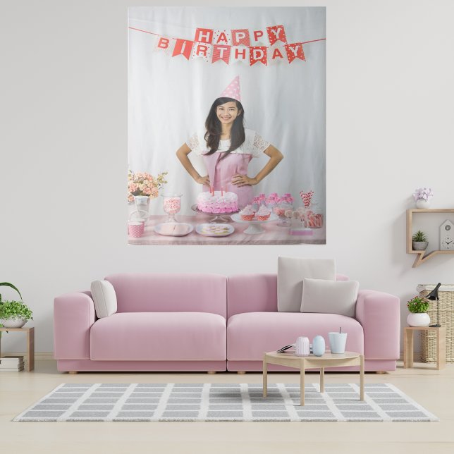 Foto Geburtstagsfeier Wandteppich (Von Creator hochgeladen)