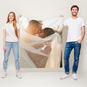 Foto-Gedächtnis Hochzeitssache Fleecedecke