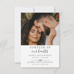 Foto-Gedenk-Doppel-Gebetskarte für Trauerfeier 