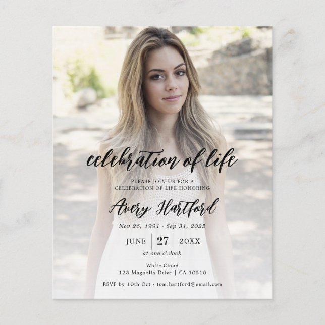 Foto-Gedenkfeier Flyer (Vorne)