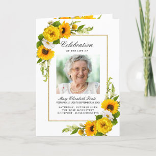 Foto-Gedenkfeier zur Beerdigung des Lebensprogramm Programm