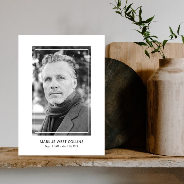 Foto-Gedenkprogramm für moderne Feiern Programm (Von Creator hochgeladen)