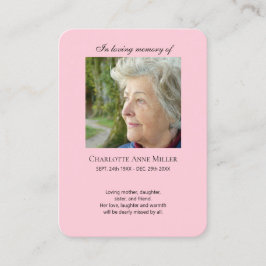 Foto Gedenkstätte Ich bin Gratis Gebetskarte Visitenkarte