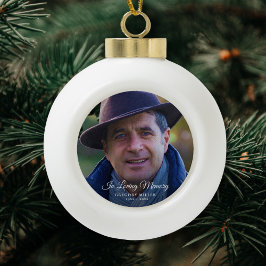 Foto-Gedenkstätte oder Beerdigung-Tribut Achtung Keramik Kugel-Ornament