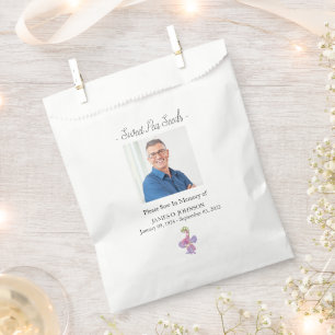 Foto-Gedenkstätte Sweet Pea Seed Beerdigung Geschenktütchen