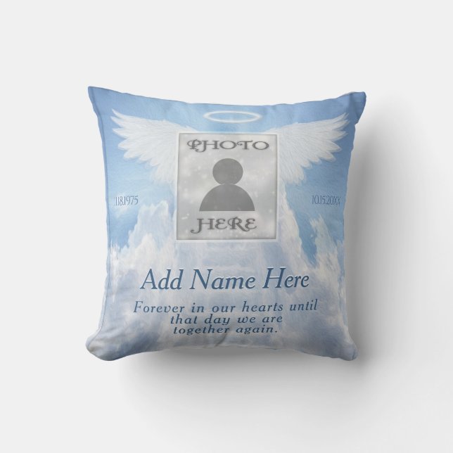 Foto-Gedenktreppe zum Himmel Kissen (Vorderseite)