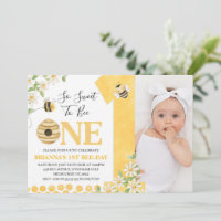 Foto Gelbe Daisy Biene Erster Bee-Tag Geburtstag
