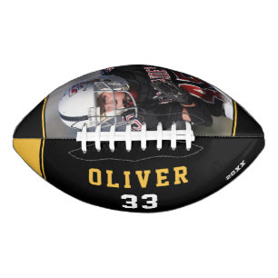 Foto "Gelbe schwarze Spielerbezeichnung" Football