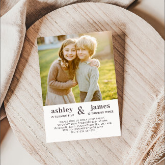 Foto Gemeinsame Einladung zum Geburtstag