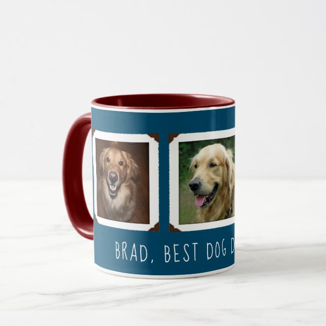 Foto Geschenk für Hund / Katze Mama / Vater Person Tasse (Vorderseite Links)