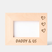 Foto-Geschenk für Vater, Daddy und US-Bilderrahmen
