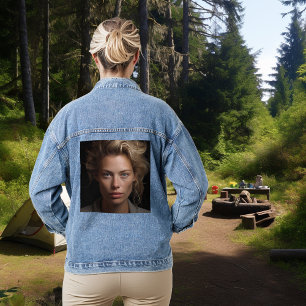 Foto-Geschenk individuell  Jeansjacke