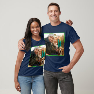 Foto Geschenk | Modernes Personalisiertes Foto T-Shirt